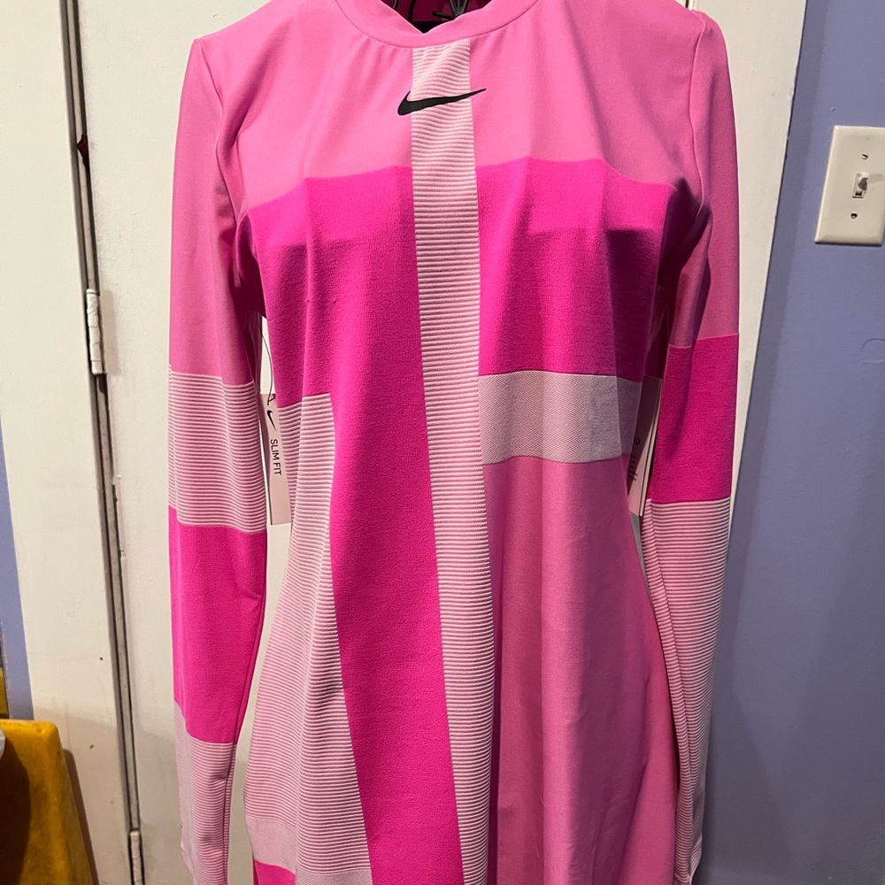 W nike sportswear techpack dress hot pink